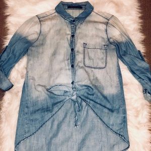 Foreign exchange denim shirt